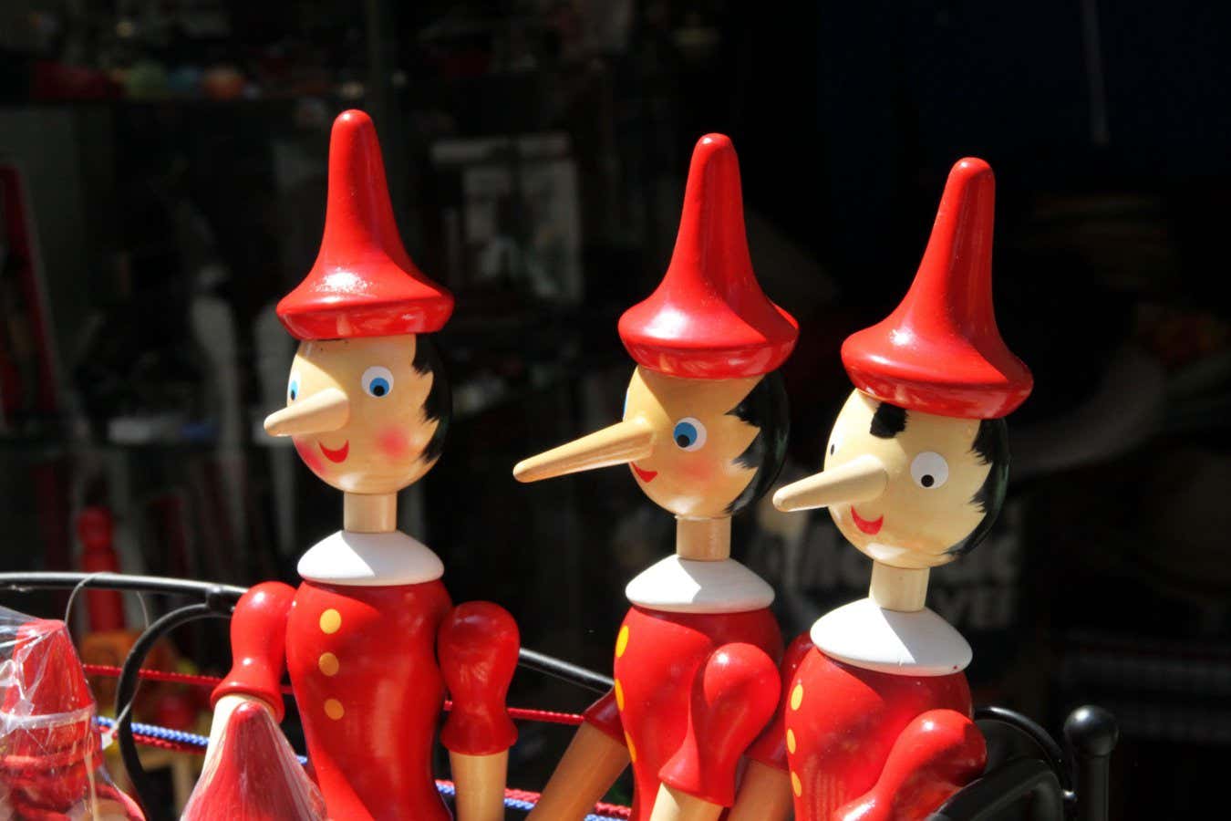 BP2AYN Pinocchio wooden toys, Montepulciano, Tuscany, Italy
